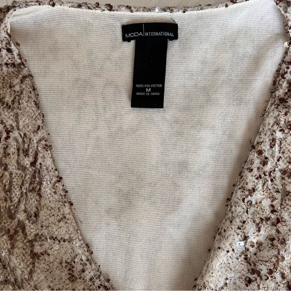 MODA INTERNACIONAL Sequined Python Snake Skin Pri… - image 7